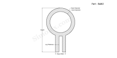 Part Bulb3 - Extruded Rubber Gasket Silicone Bulb Seal, Bulbseal Gaskets