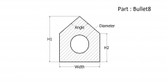 Part Bullet8  Bullet shaped silicone rubber extrusion.jpg