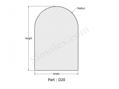 D-20 D shaped Silicone Rubber Seals & Gaskets.png