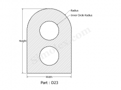 D-23 D shape silicone gaskets.png