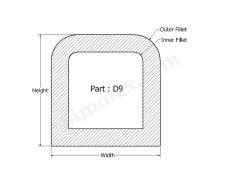 D-9 D shaped Gasket and Seal.png