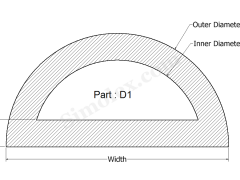 D-1 D shaped extruded silicone rubber.png