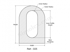 D-25 D shaped silicone seals and gaskets.png
