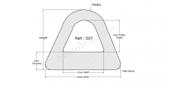 D Shaped Silicone Rubber Gaskets and Seal ManufacturerSimolex
