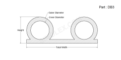 DB 3 - Double Bulb Weather Strips