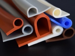 P shaped silicone rubber extrusion
