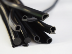 Conductive rubber extrusion products