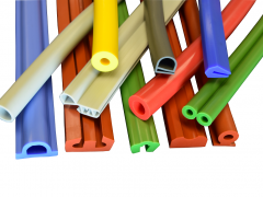 Silicone rubber extrusion, custom rubber extrusion