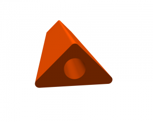Triangle Shaped Extruded Silicone Profile1