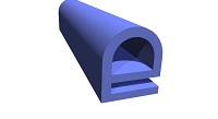 E shaped Extruded Silicone Rubber
