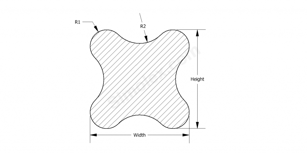 Quad Shaped Silicone Rubber Gaskets, Seals, weatherstripsSimolex